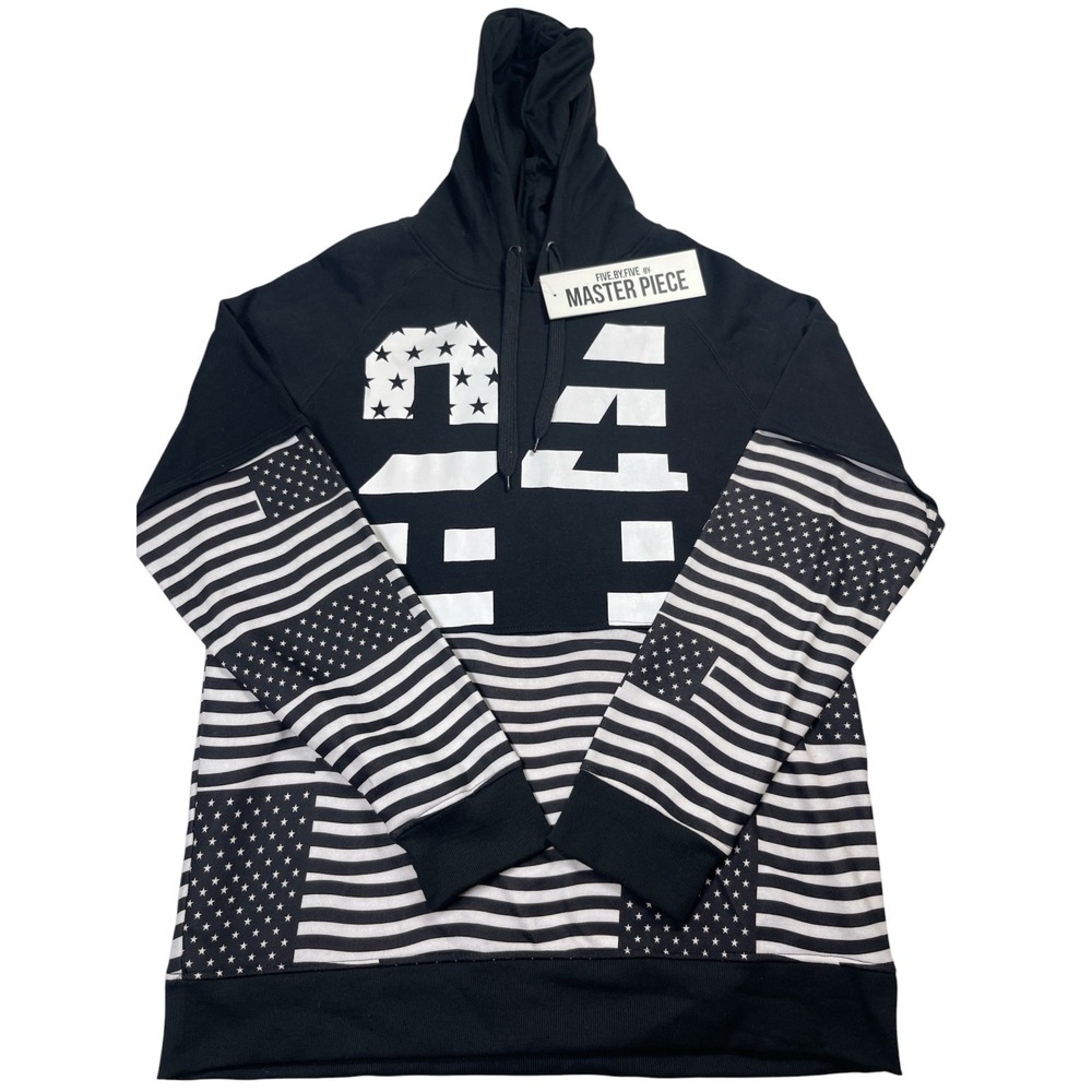 Five.By.Five Master Piece Pullover Hoodie Men's XL Graphic Print Outerwear NWT